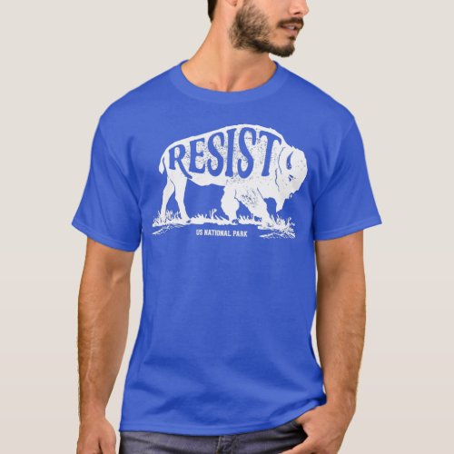 ALT US National Park Service Resist T Bison Vintag T_Shirt
