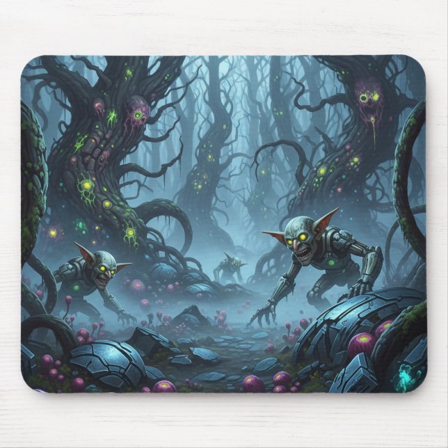 Alt Vibe Sci-Fi Goblins Gaming Mat Mouse Pad (Front)