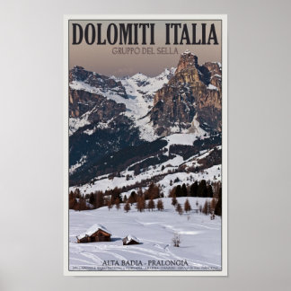 Alta Badia Meadows Poster