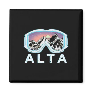 Alta Ski Design Alta  Magnet