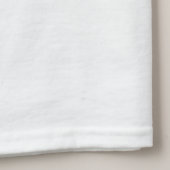 Alta Ski Resort in Utah T-Shirt (Detail - Hem (in White))