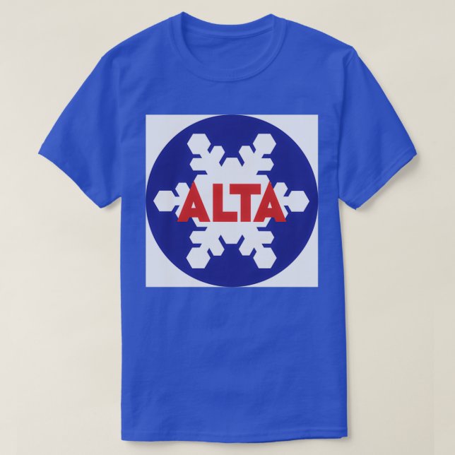 Alta Ski Resort T-Shirt (Design Front)