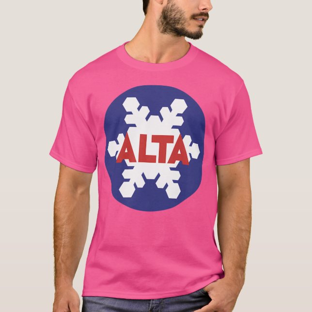 Alta Ski Resort Utah T-Shirt (Front)