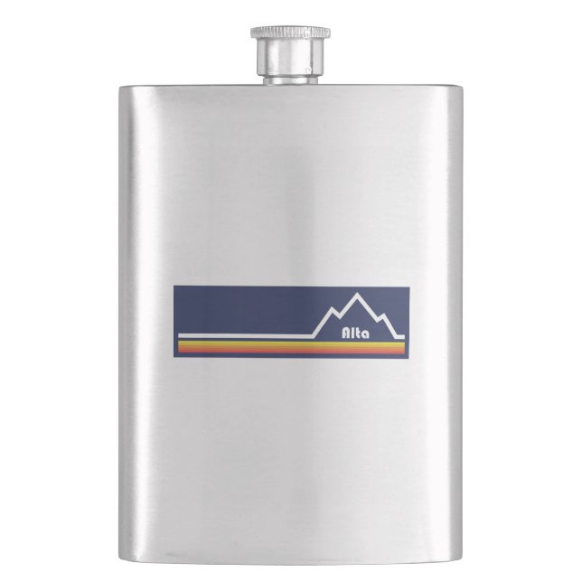 Alta, Utah Flask (Front)