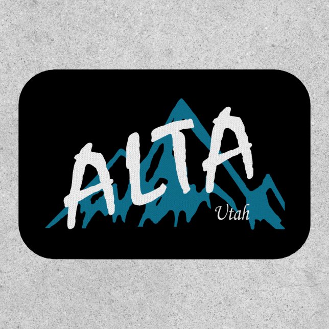Alta Utah Mountains Patch (Front)