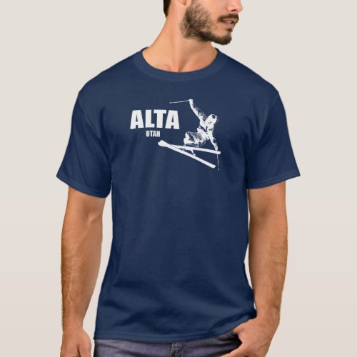 Alta Utah Skier T_Shirt