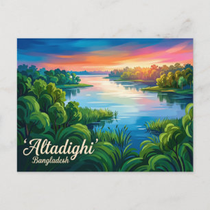 Altadighi National Park Bangladesh Postcard