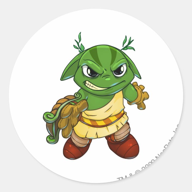 Altador Team Captain 2 Classic Round Sticker (Front)