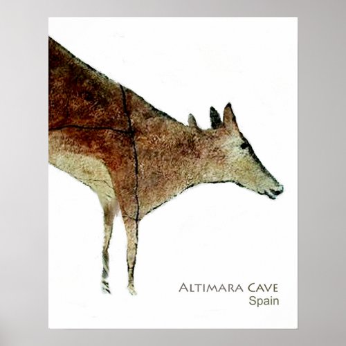 Altamira Antelope Poster