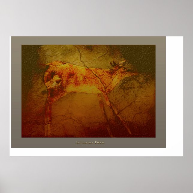 Altamira Deer Poster (Front)