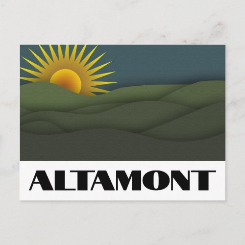 Altamont California Site of 1969 Free Concert Postcard