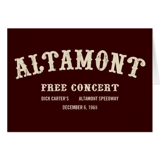 altamont free concert (Front Horizontal)