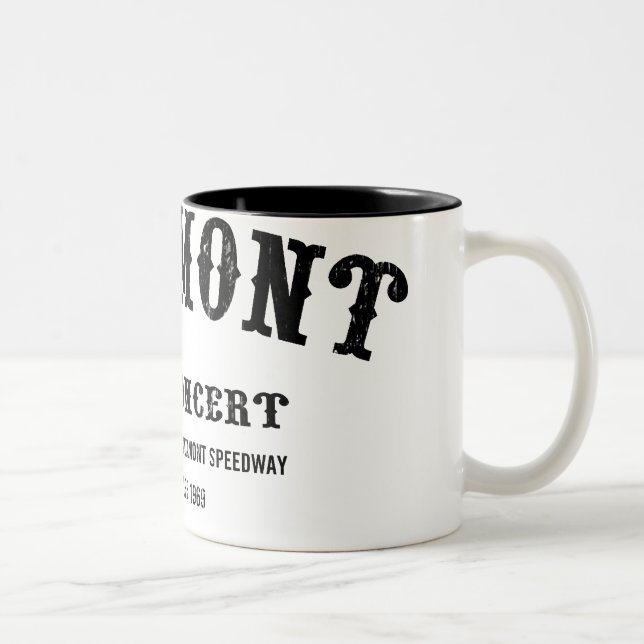 Altamont Free Concert Two-Tone Coffee Mug (Right)