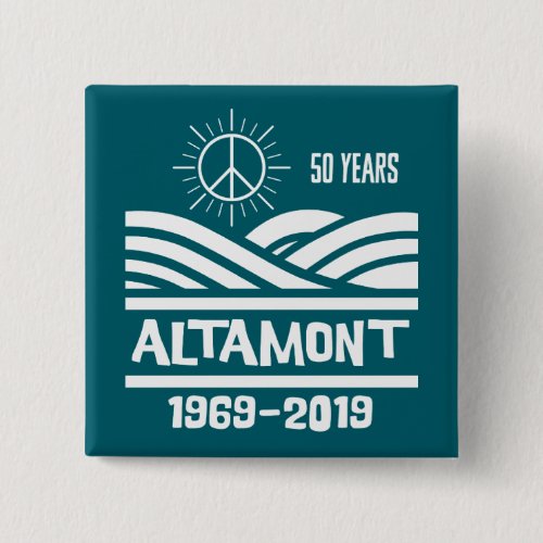 Altamont Speedway Free Concert 1969-2019 50th Anniversary Square Button