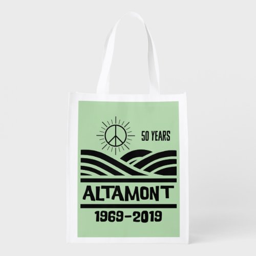 Altamont Speedway Free Concert 1969-2019 50th Anniversary Grocery Bag
