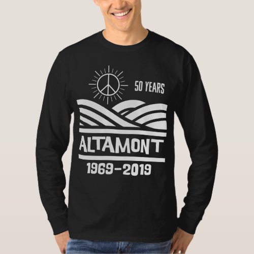 Altamont Speedway Free Concert 1969-2019 50th Anniversary T-Shirt