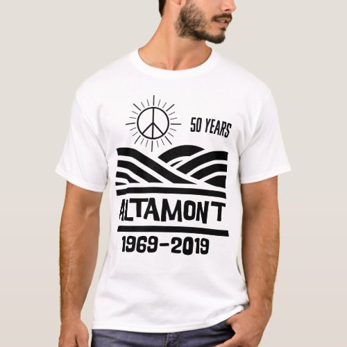 Altamont Speedway Free Concert 1969-2019 50th Anniversary  T-Shirt