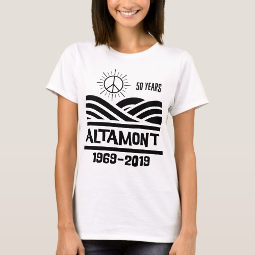 Altamont Speedway Free Concert 1969-2019 50th Anniversary  T-Shirt