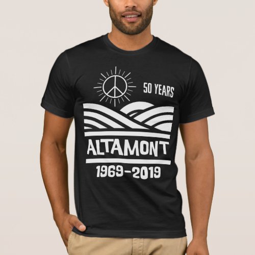Altamont Speedway Free Concert 1969-2019 50th Anniversary T-Shirt