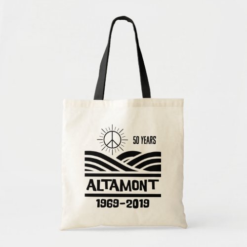 Altamont Speedway Free Concert 1969-2019 50th Anniversary Budget Tote Bag