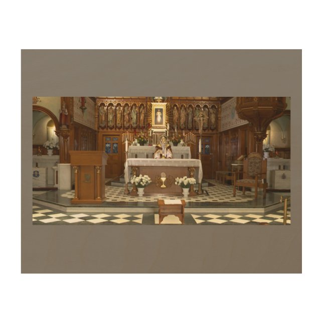 Altar Adoration Wood Wall Art (Front)