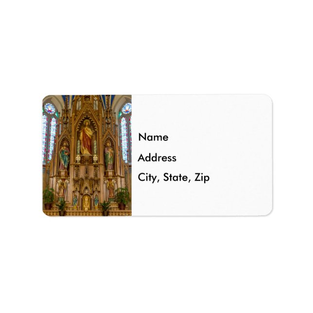 Altar At St Peter Address Labels (Front)