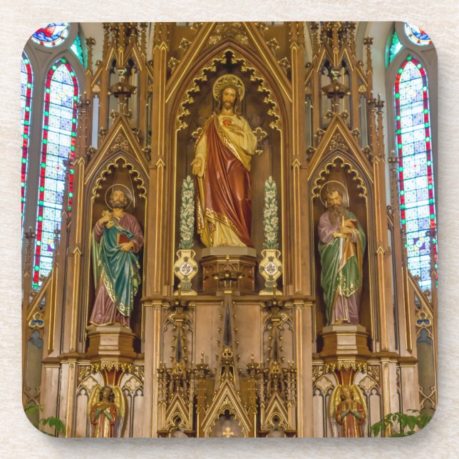 Altar At St Peter Beverage Coaster (Front)