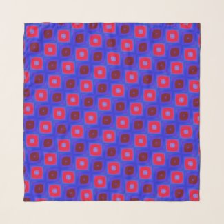 Altar Cloth - Gypsy Medallion Eye of God - Blue Scarf