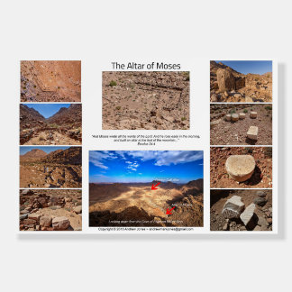 Altar of Moses Photo Collage Poster