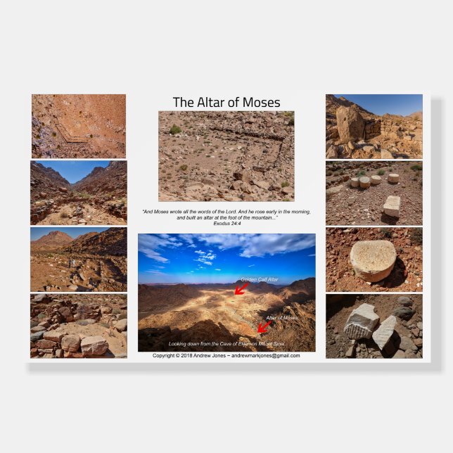 Altar of Moses Photo Collage Poster (Front)