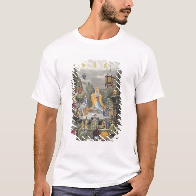 Altar Piece in the 'Yun Stzoo Stzee' Temple, Ting- T-Shirt (Front)