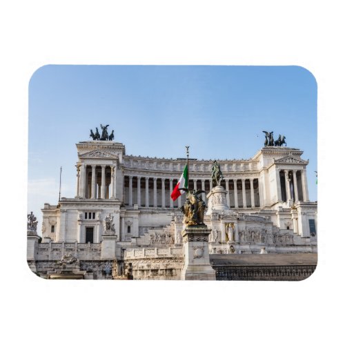 Altare della Patria at early morning _ Rome Italy Magnet