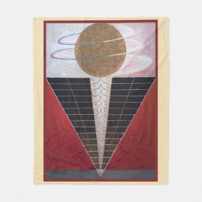 Altarpice No. 2, Hilma af Klint Fleece Blanket (Front)