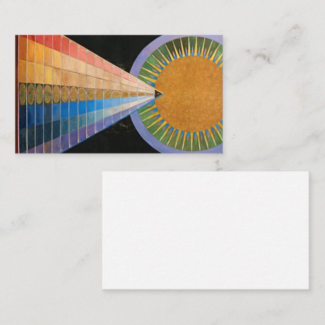 Altarpiece, Group X, No.1 by Hilma af Klint Business Card (Front/Back)