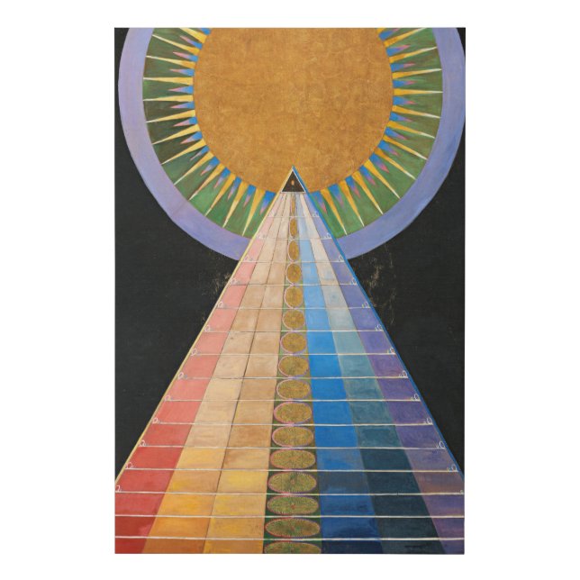 Altarpiece, Group X, No.1 by Hilma af Klint Faux Canvas Print (Front)