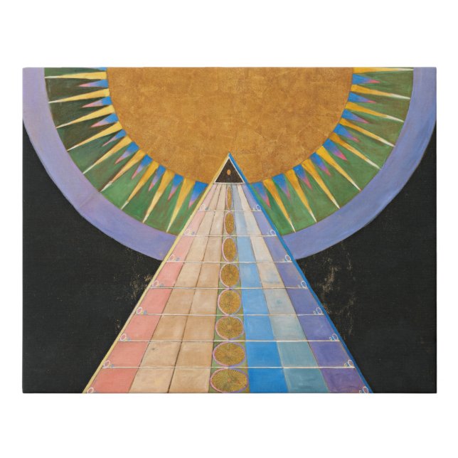  Altarpiece, Group X, No.1 by Hilma af Klint Faux Canvas Print (Front)