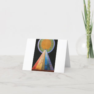 Altarpiece, Group X, No.1 by Hilma af Klint Letterpress Thank You Card