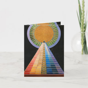 Altarpiece, Group X, No.1 by Hilma af Klint Letterpress Thank You Card