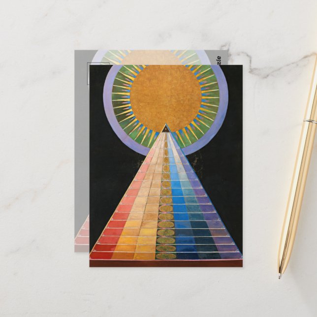 Altarpiece, Group X, No.1 by Hilma af Klint Postcard (Front/Back In Situ)