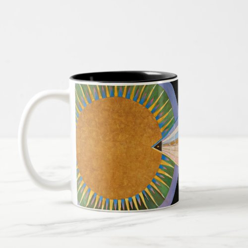 Altarpiece Group X No1 by Hilma af Klint Two_Tone Coffee Mug