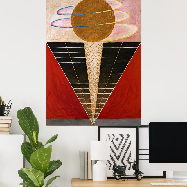  Altarpiece, Group X, No.2 by Hilma af Klint Poster (Home Office)