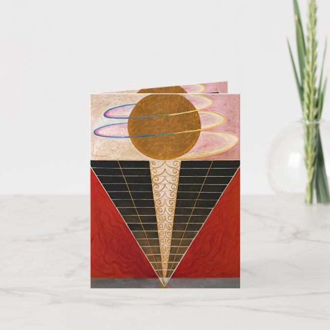Altarpiece, Group X, No.2 by Hilma af Klint Thank You Card (Front)