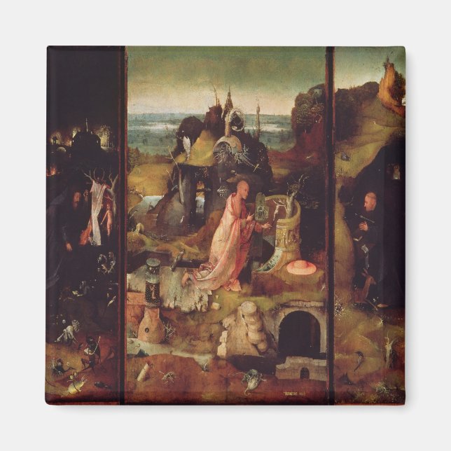 Altarpiece of the Hermits (oil on panel) Magnet (Front)