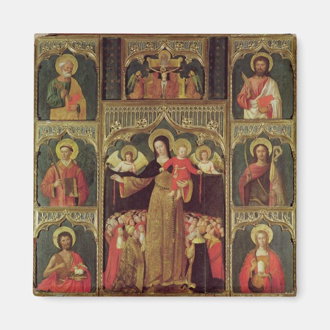 Altarpiece of the Virgin of the Rosary, c.1500 Magnet (Front)