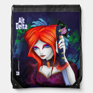 AltDelta Series: Shiki with Sword Drawstring Bag