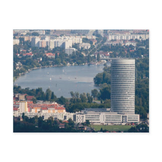 Alte Donau, Floridotower Postcard