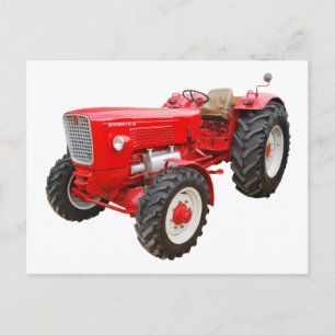 Alter Traktor Güldner G 75 AS Postcard