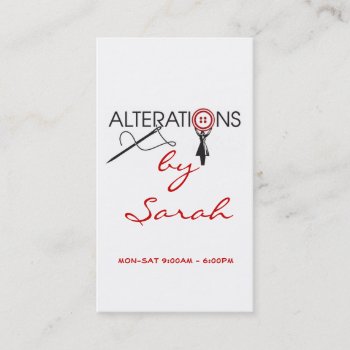 Alteration  Fashion  Business Card by olicheldesign at Zazzle