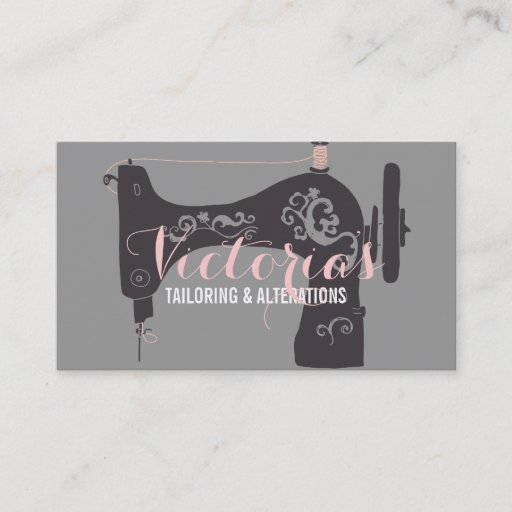 Customizable Alteration, Tailor , Tailor, Seamstress Business Card Templates