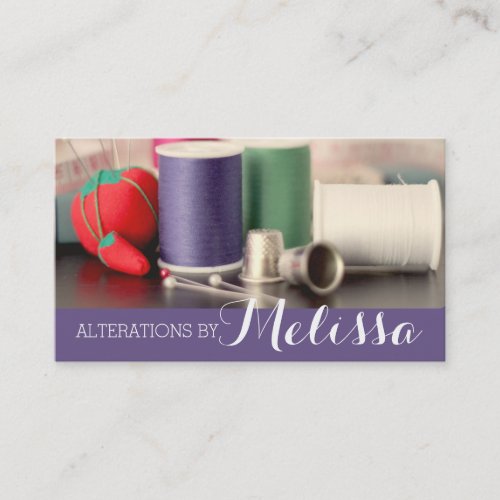 Alteration, Tailor , Tailor, Seamstress Business Card